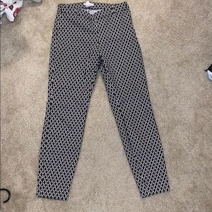 Printed work pants